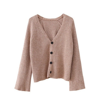 2019 Autumn Winter Womans V-necked Cardigan Knitted Coat + High-waisted Tweed Skirt Two Piece Girl Ladies Skirts Set Outfits